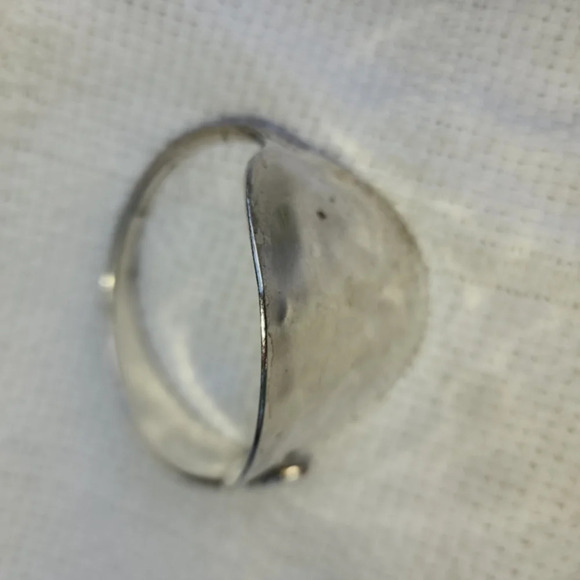 Handmade 80s Silver spoon Artisan bracelet - Picture 4 of 11